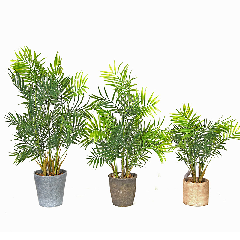 Plante artificiale plastice decorative pentru camera de zi cu înaltă calitate și aspect frumos și cu adevărat atins.