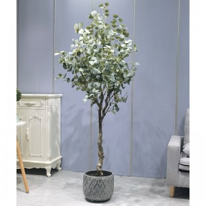 Comerț cu ridicata fabrică manuală Fabricare artificială Plante artificiale Plante de copac Faux Arbore Eucalipt pentru decor pentru casă