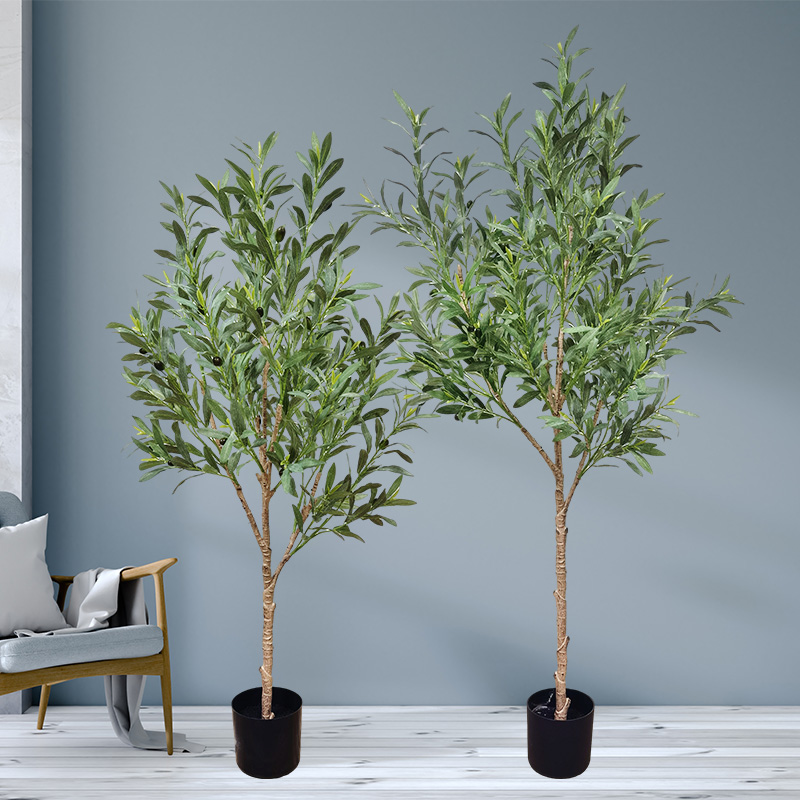 Dimensiune personalizată Faux Tree Bonsai Plante durabile Vivid Olive Arbore pentru Furnizor de Grădină Decor de Nuntă Decorațiuni de grădinărit