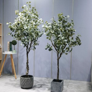 Preț din fabrică Plant verde Plant Green Bonsai Eco-friendly Artificial Eucalyptus Tree pentru furnizor de grădină Decor de grădină Decorațiuni de grădinărit